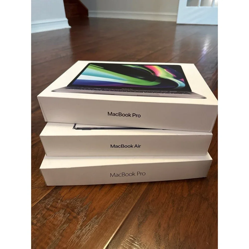 Genuine Apple MacBook Pro & MacBook Air Empty Boxes w/ Inserts – Lot of 3